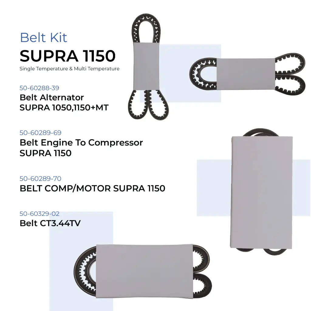 Belt Kit Supra 1150 Single Temperature and Multi Temperature
