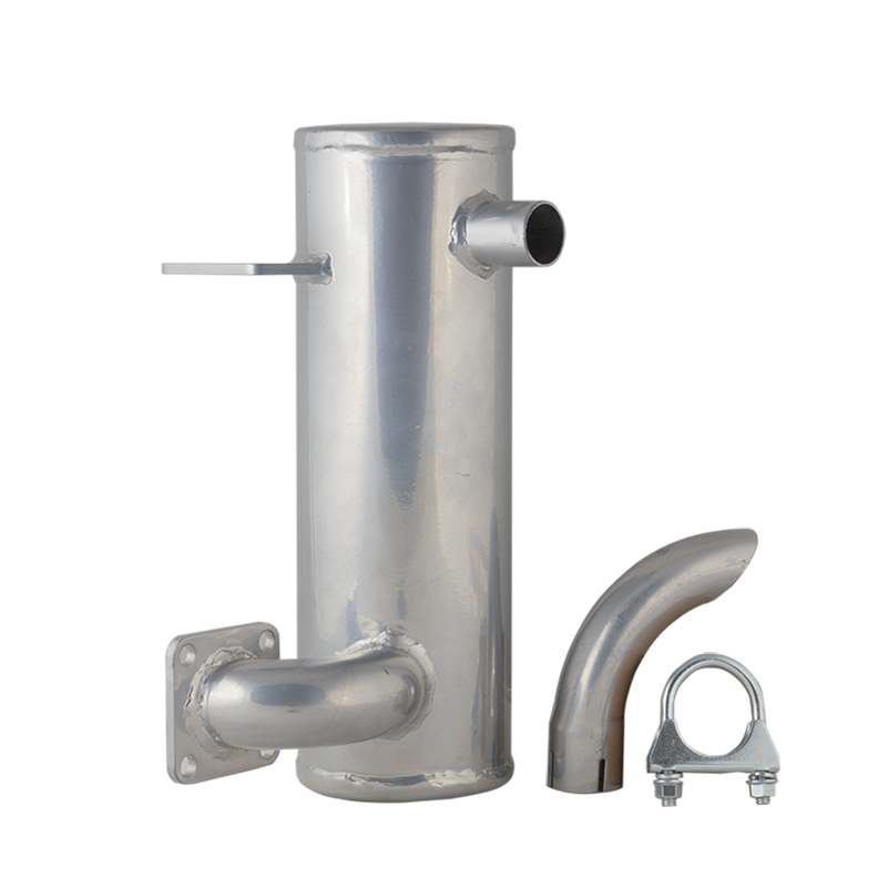 130983TKA Muffler for THERMO KING T-1000, T-1200 with elbow and clamp