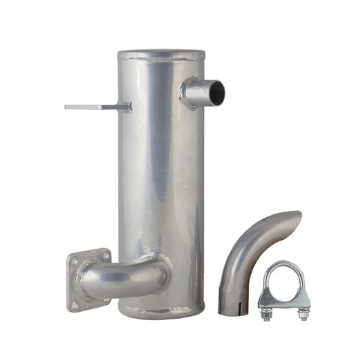 [130983TKA] 130983TKA Muffler for THERMO KING T-1000, T-1200 with elbow and clamp